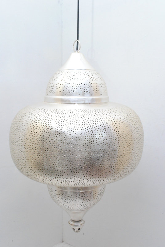 - Light Silver Unique/Statement Pendant