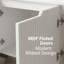 Meuble-lavabo 48 po avec lavabo en céramique blanc mat