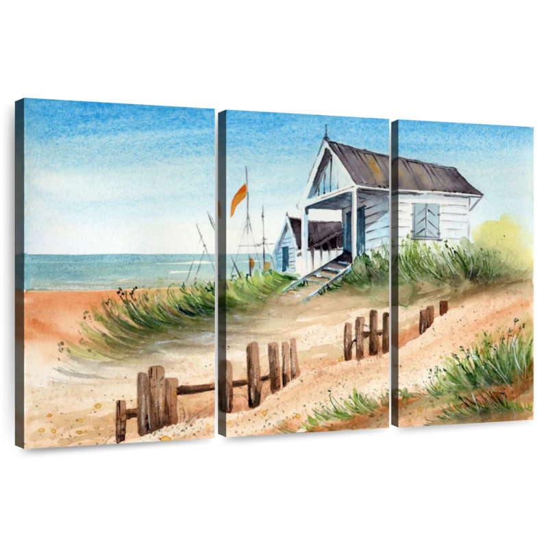 Lilie Beach House, 48" H x 74" W
