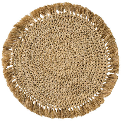 Split P Raffia Charger Set of 4