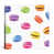 Toile avec cadre argenté