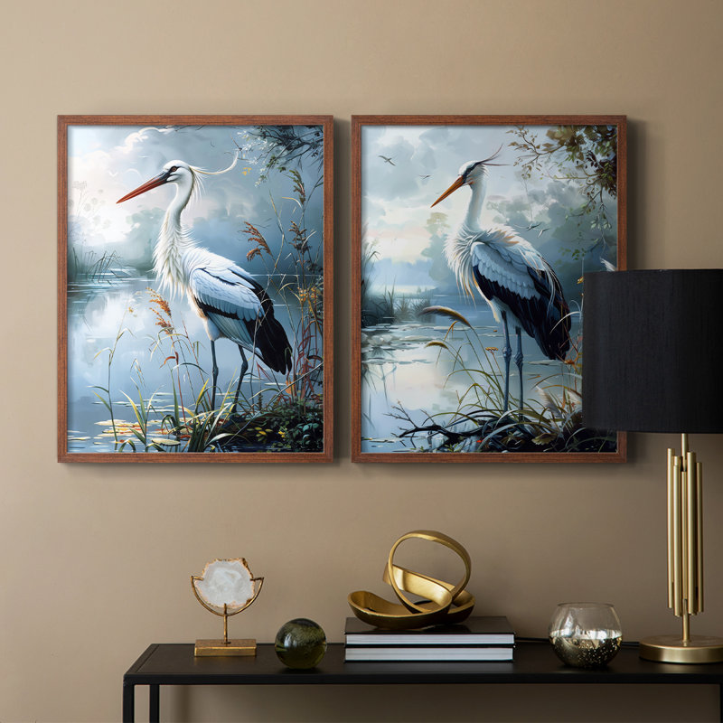 ANIMALS Series XCV - reproduction encadrée de qualité supérieure - prête à être accrochée - aucun clou requis - aucun clou requis