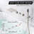 S2129XW-2140-2150 3 Handle Bathroom Waterfall Faucet with Diverter-64374489
