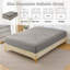 Protège-matelas à ultrasons Diamond Grid imperméable gris taille K-119666449-123492187