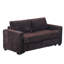 Ensemble de canapé 2 pièces de style moderne 1X Canapé 1X Causeuse Coussin de dossier à pieds en plastique Velours côtelé Finition café salon principal-184627520-184627533