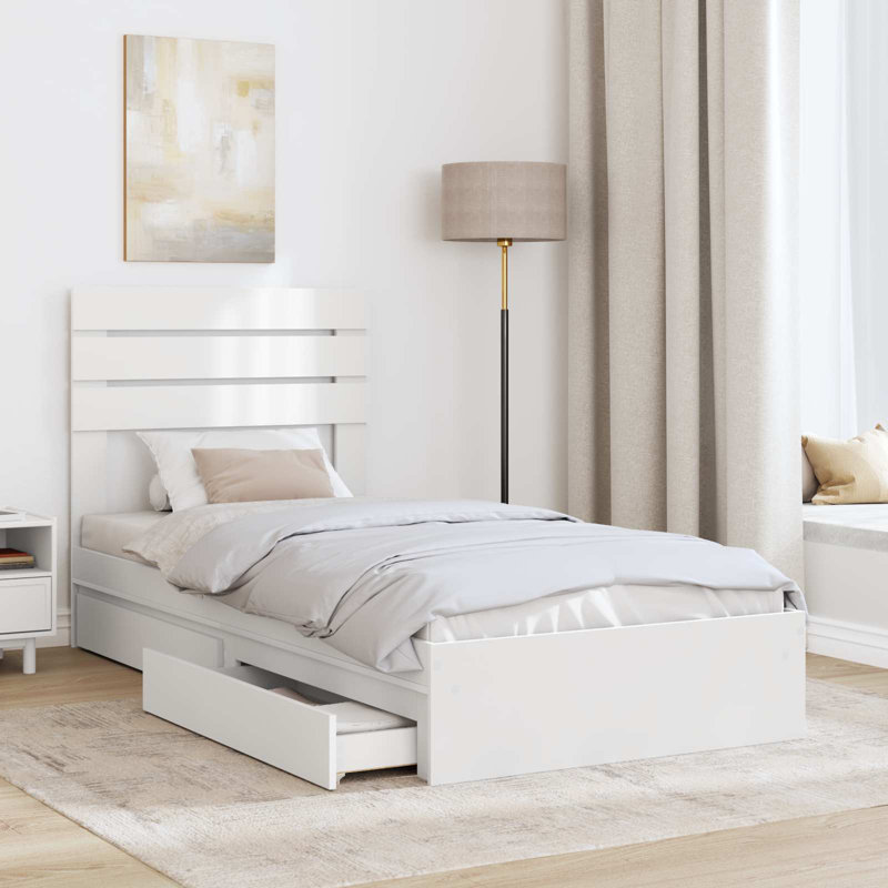 Bed, Single (3'), Concrete Grey