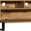 Wetherly Oak Effect TV Stand,Low Media Console with Cable Cutouts for TVs Up To 80 Inch