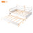 Full Size Daybed Wood Bed With Twin Size Trundle-1085391941
