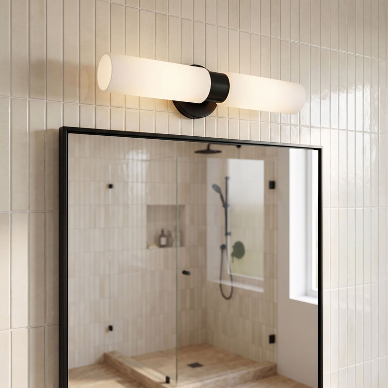 Wallchiere en acier Theo, Noir mat, Blanc