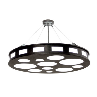 Plafonnier semi-encastré 12 lumières 42 po