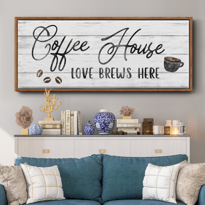 Love Brews - toile encadrée