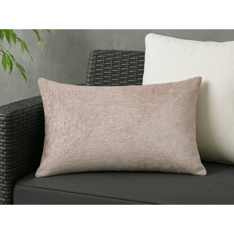 Coussin décoratif intérieur et extérieur Modern, Gris abstrait 188, Rectangle H 14 po x l 20 po