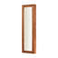 Armoire-penderie pour armoire à bijoux en bois massif avec miroir pleine longueur, 47,5 x 14,3 po, verrouillable au mur avec lumière DEL-98943472