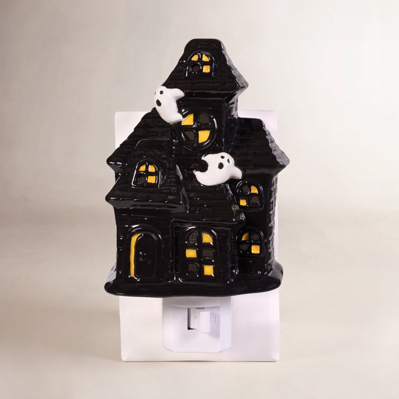 Haunted House Nightlight Ceramic