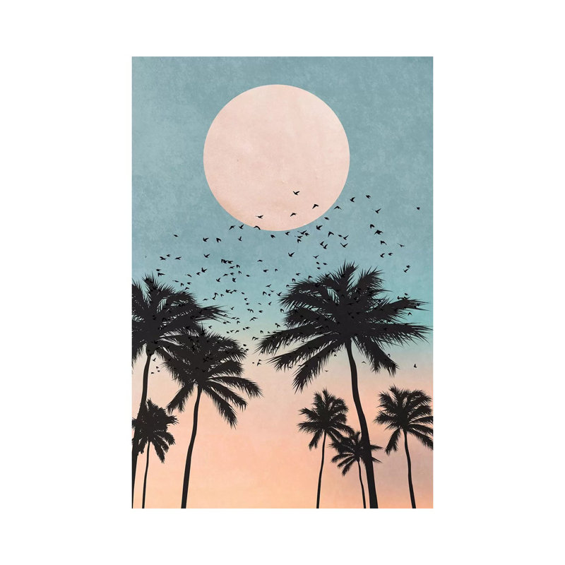 Sunrise by Kubistika - Wrapped Canvas Print, 20.32 cm H x 30.48 cm W