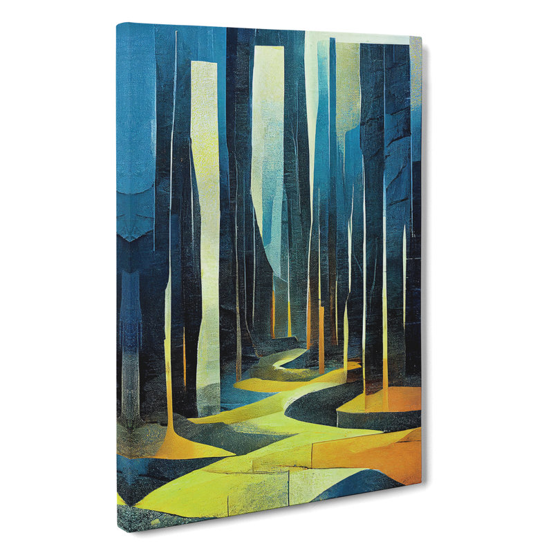 Forest Composition No.2 Abstract - Wrapped Canvas, 50cm H x 35cm W x 3cm D