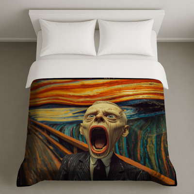 Screaming Figure Art Duvet Covers
