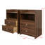 Table de chevet 2 tiroirs Vail (ensemble de 2)-1822998169