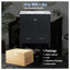Meuble-lavabo noir 30 po avec lavabo simple et armoire encastrée Combo