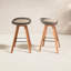 Leandra Outdoor Teak Bar Stool