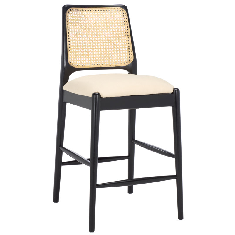 Reinhardt Rattan Counter Stool, Beige
