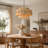 Frese 20" W 3-Light Rattan Drum Chandelier-1705822284