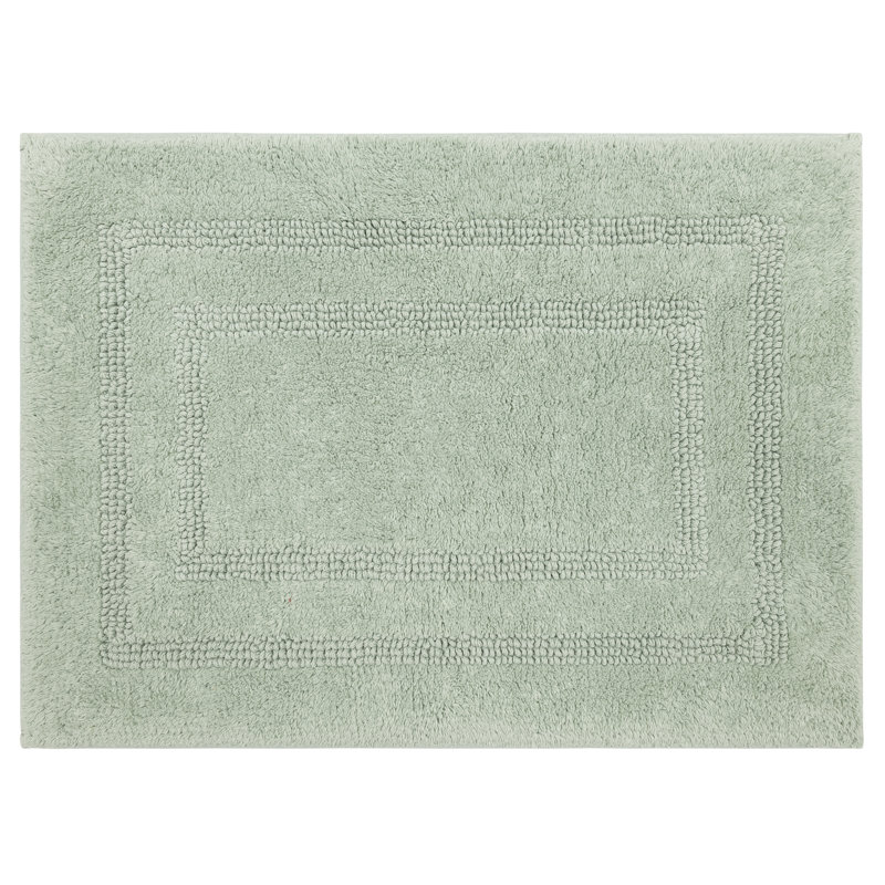 Tapis de bain lavable à la machine Kail, L 21 po x L 34 po, Verre d'eau