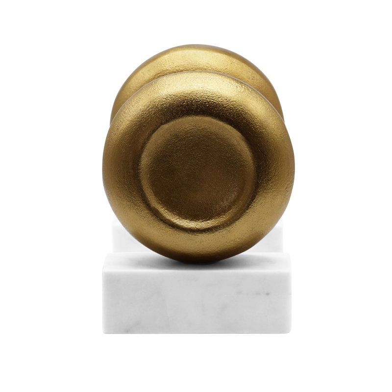 Handmade Brass Disky Bookend