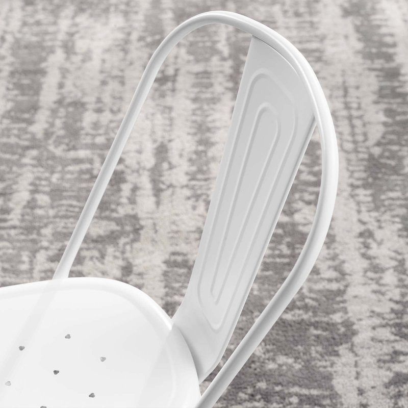 Chaise bistro Promenade par Modway, Blanc