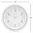 10 Inch Night Vision Silent Sweep Quartz Wall Clock