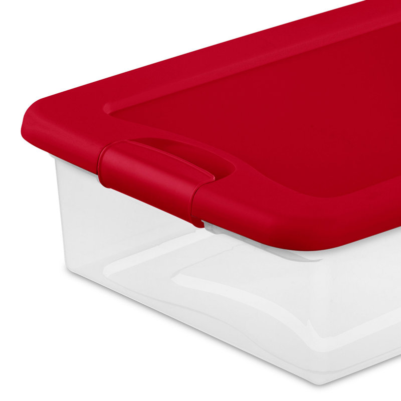 6.8" H x 16" W x 23.7" D Christmas 18 Piece Storage Set