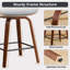 Tabouret de comptoir pivotant 24 po-498608476