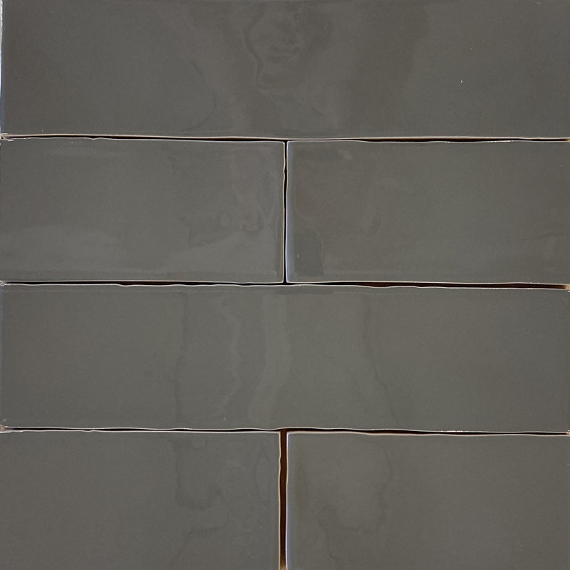 Guastavino 3" x 12" Ceramic Subway Tile, Gris
