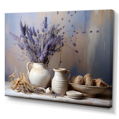 Lavande ferme nature morte