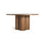 4 Quarter Round Solid Wood Dining Table-1356538493-1356538495