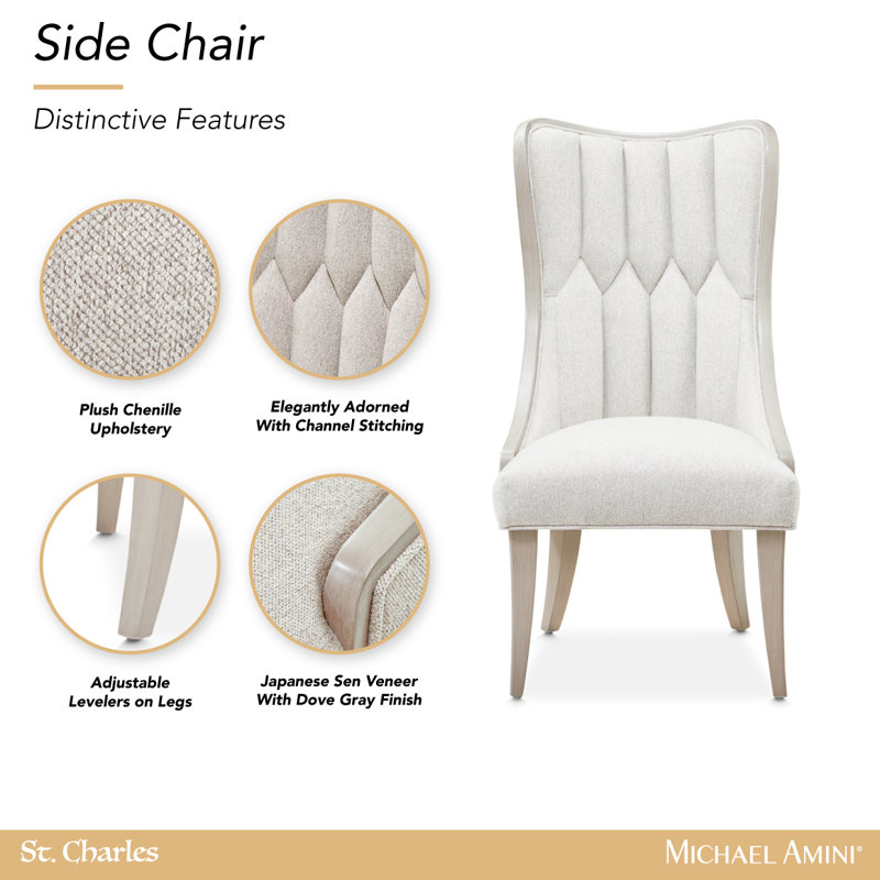 St. Charles Polyester Side Chair Dining Chair