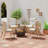 22" x 44" Outdoor Chair Cushion with Ties and Loop-480476666