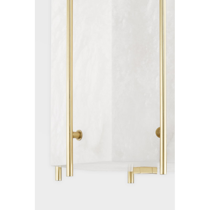 Flatbush 6-Light Aged Brass Large Pendant for Indoor/Outdoor