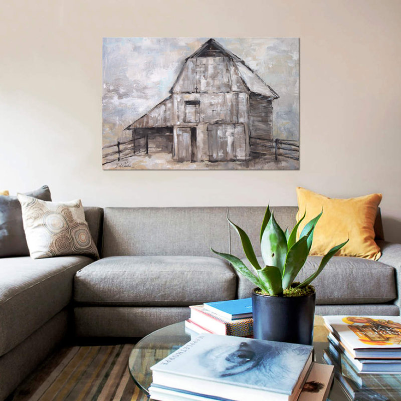The Barn 1 Piece Painting on Canvas, 101.6 cm H x 66.04 cm W x 1.91 cm D, Wrapped Canvas