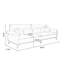 Canapé modulaire brun en cuir véritable-118439323-118439325-118439328