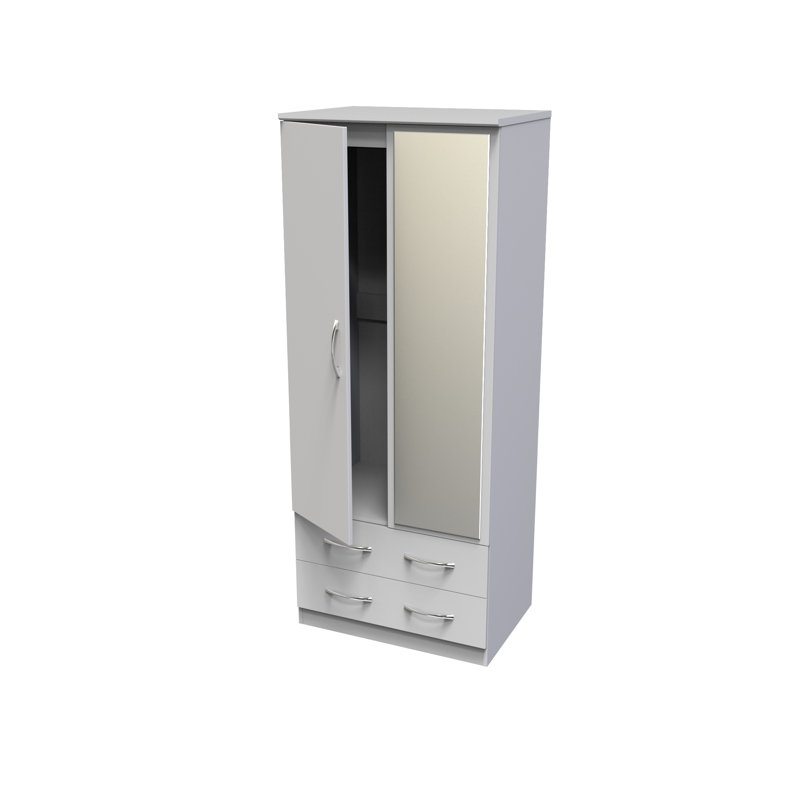 Dekyn Manufactured Wood Wardrobe, White Matt