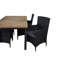 Anoki 4 - Person Patio Dining Set with Extendable Rectangular Table , Cushions Included