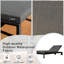 MIMO Aluminium Outdoor Sun Lounger Set with Side Table