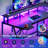 Computer Desk  55'' With Led Lights-706649593
