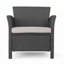 Fauteuil club d'extérieur en rotin PE-2114706573