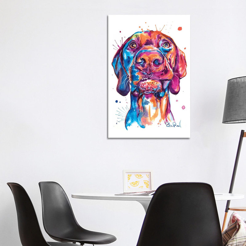 Vizsla by Weekday Best - Wrapped Canvas Print, 101.6 cm H x 66.04 cm W x 1.91 cm D