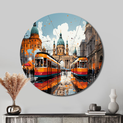 Friedlander - Landscapes Round Metal Art