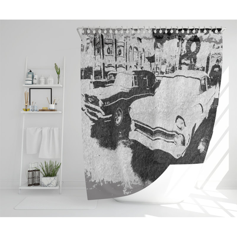 Dimonte Polyester Shower Curtain Set