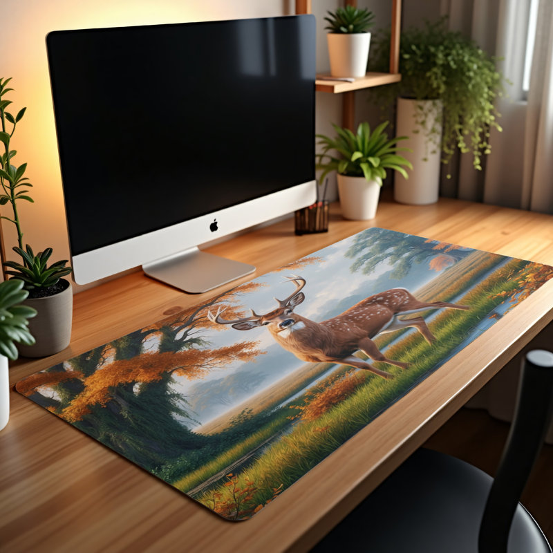 Polyester Desk Pad, 14.4x12.1