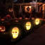 3 pièces d'Halloween squelettes illuminés